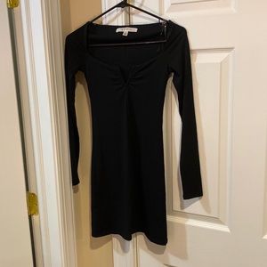 Black Bodycon Longsleeve Mini Dress